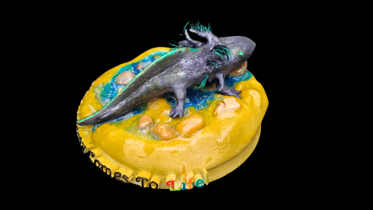 Axolotl - Fallout 76 Inspired Diorama